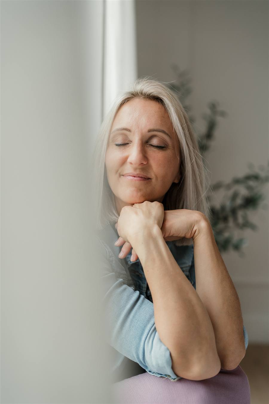 Corina bei der energetischen Arbeit